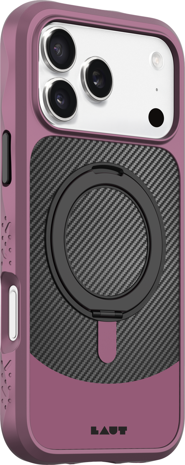 Чохол LAUT CARBON MATTER case for iPhone 17 Pro - Wine Red (L_IP25B_CM_R)