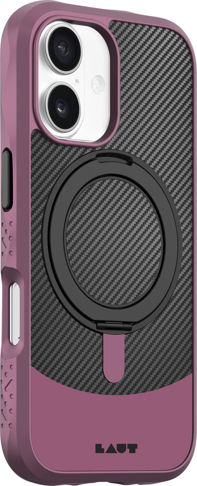 Чехол LAUT CARBON MATTER case for iPhone 17 - Wine Red (L_IP25A_CM_R)