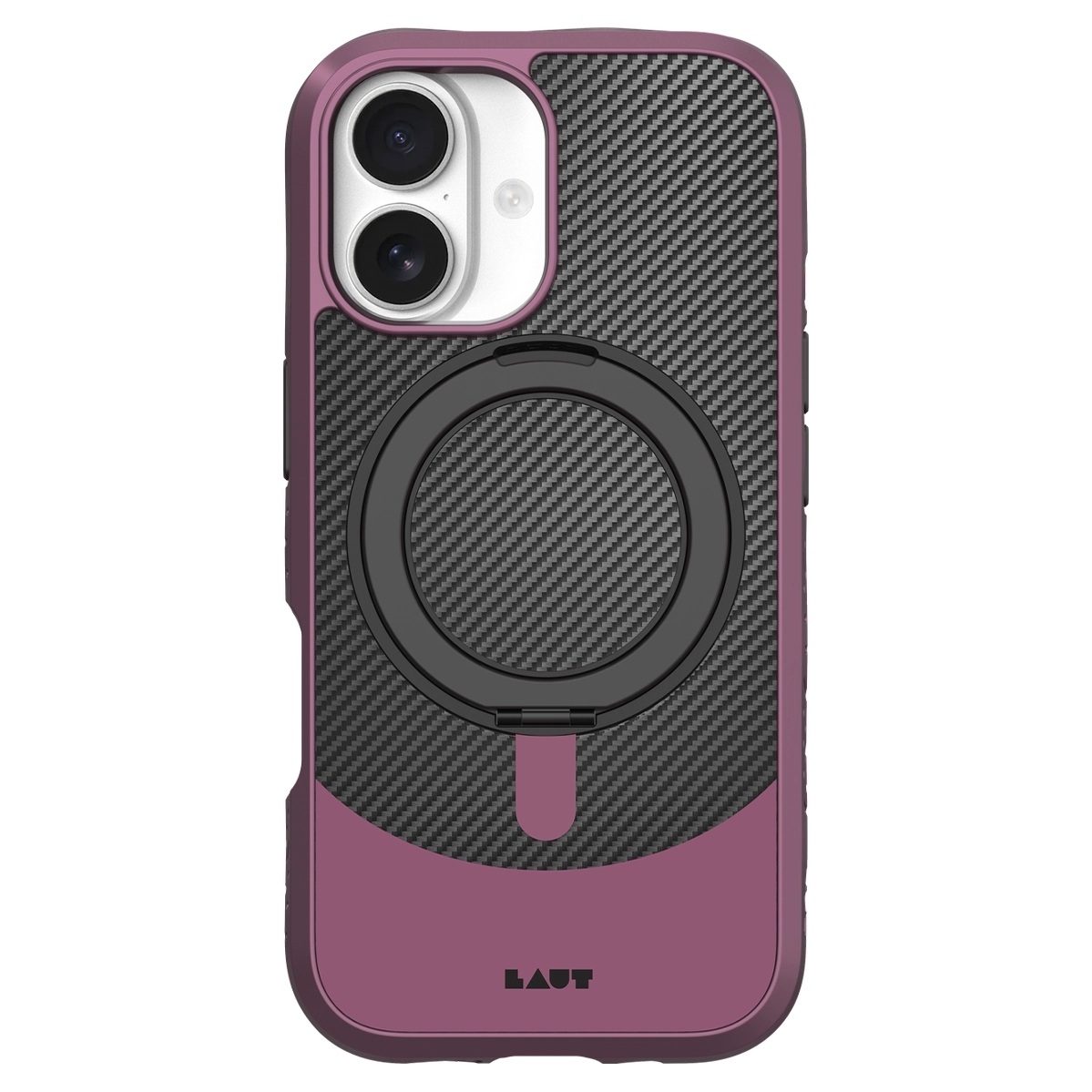 Чехол LAUT CARBON MATTER case for iPhone 17 - Wine Red (L_IP25A_CM_R)