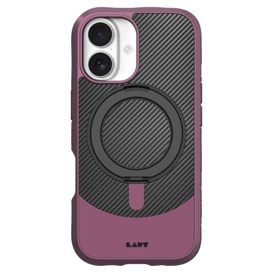 Чохол LAUT CARBON MATTER case for iPhone 17 - Wine Red (L_IP25A_CM_R)