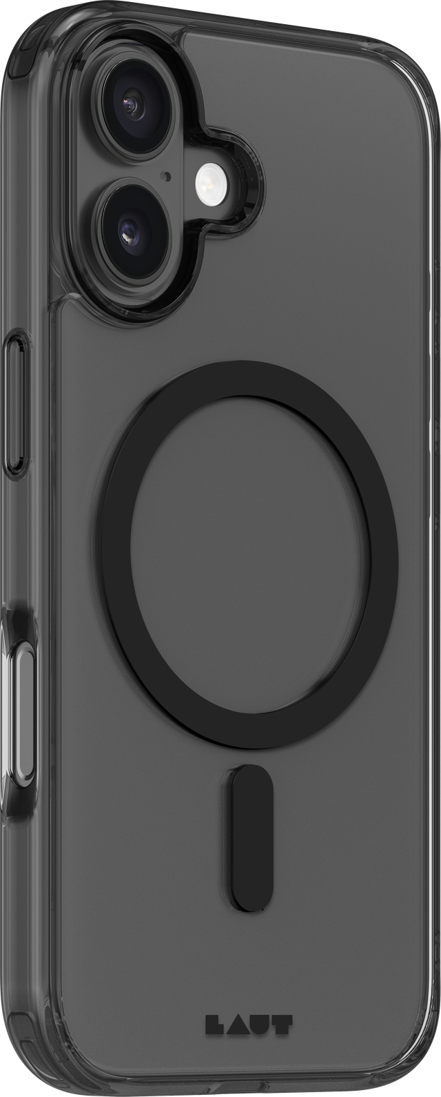 Чехол LAUT CRYSTAL FLURO case for iPhone 17 - Clear Black (L_IP25A_CF_BK)