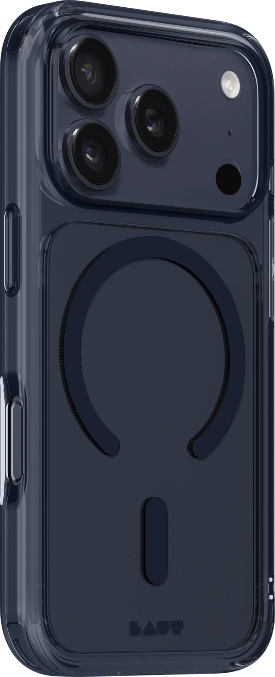 Чехол LAUT CRYSTAL FLURO case for iPhone 17 Pro Max - Clear Midnight (L_IP25D_CF_BK)