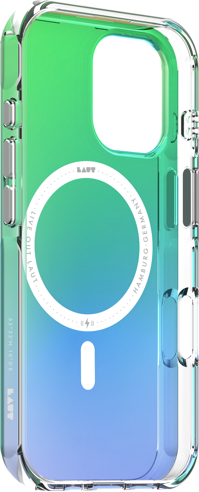 Чохол LAUT HUEX WAVE case for iPhone 17 - Aqua Mint (L_IP25A_HW_MT)