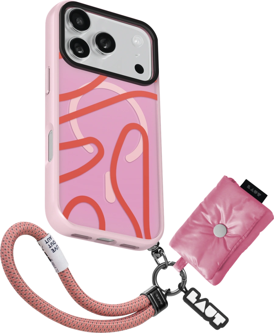 Чохол LAUT KEYKO POP case for iPhone 17 Pro Max - Rosy Wave (L_IP25D_KP_P)