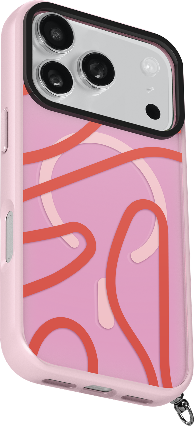 Чехол LAUT KEYKO POP case for iPhone 17 Pro Max - Rosy Wave (L_IP25D_KP_P)