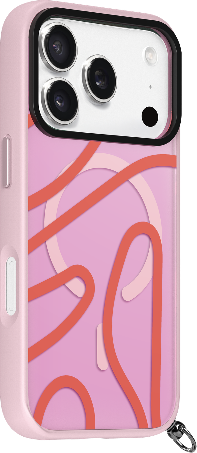 Чехол LAUT KEYKO POP case for iPhone 17 Pro - Rosy Wave (L_IP25B_KP_P)