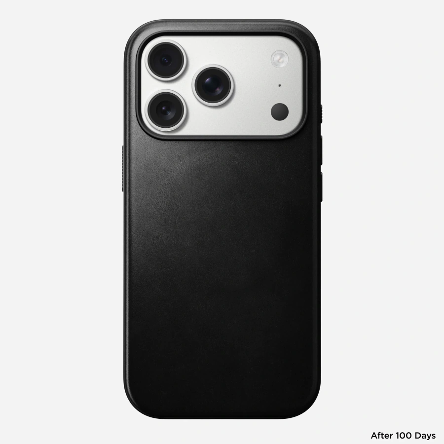 Чехол Nomad Modern Horween Leather Case for iPhone 17 Pro - Black (NM014308858)