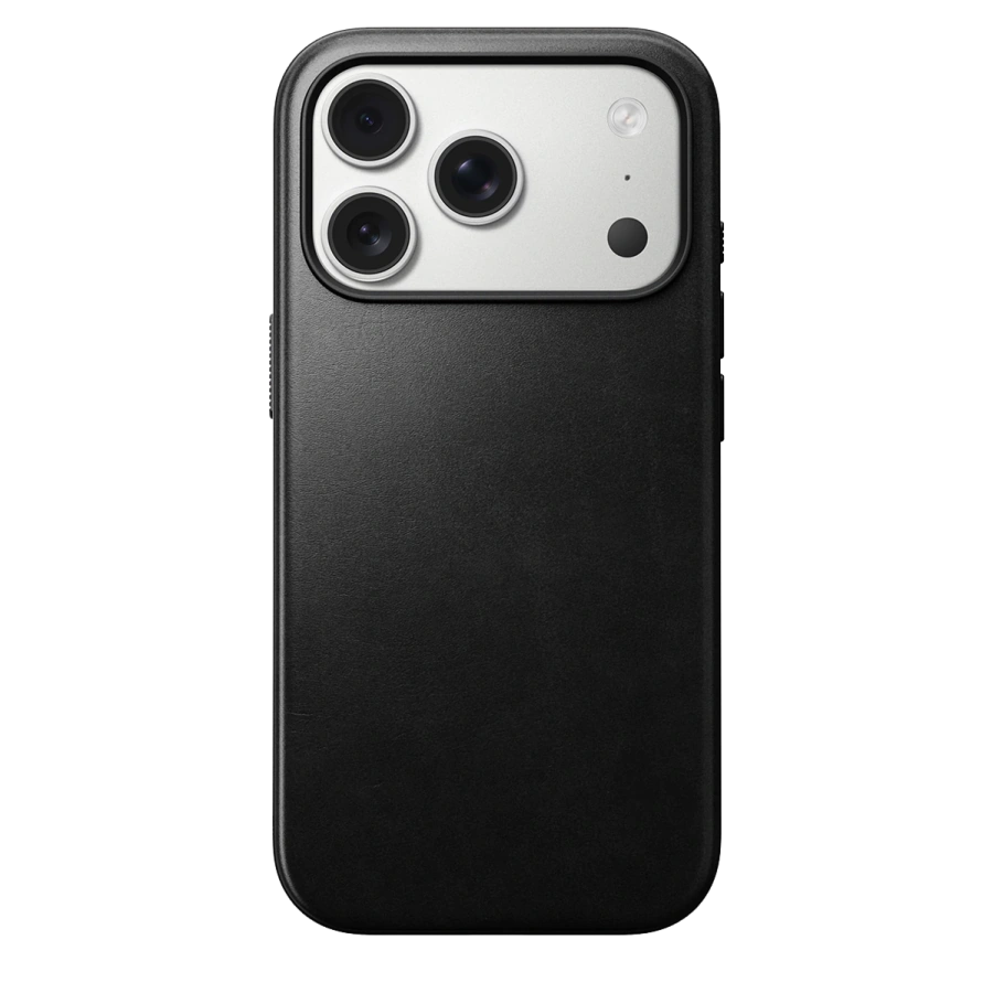 Чехол Nomad Modern Horween Leather Case for iPhone 17 Pro - Black (NM014308858)