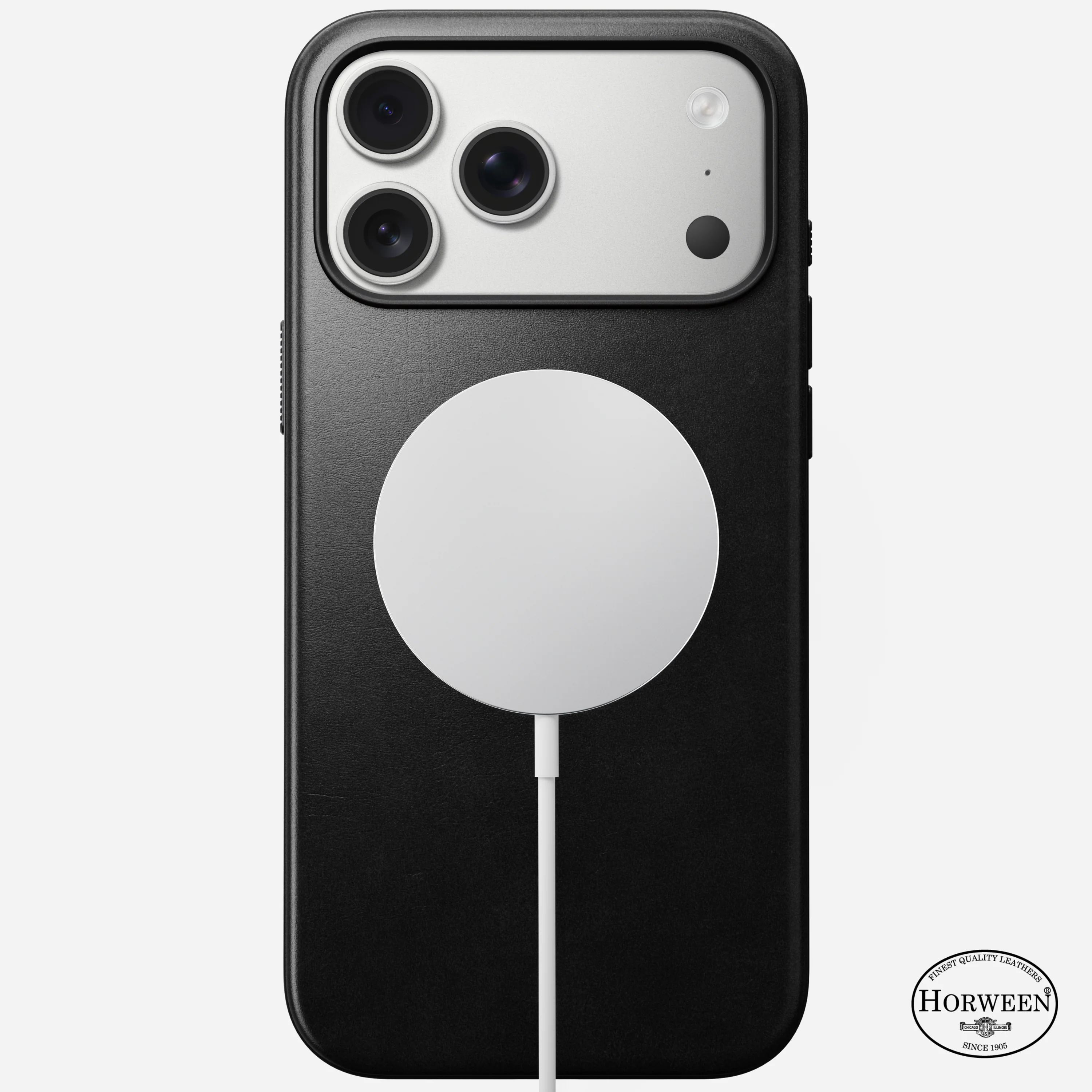Чехол Nomad Modern Horween Leather Case for iPhone 17 Pro Max - Black (NM014254858)