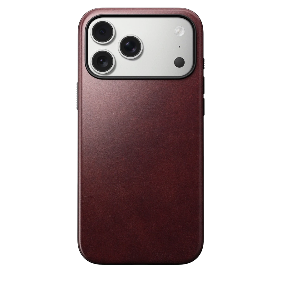 Чехол Nomad Modern Horween Leather Case for iPhone 17 Pro Max - Limited Edition: Burgundy Chromexcel (NM011840858)