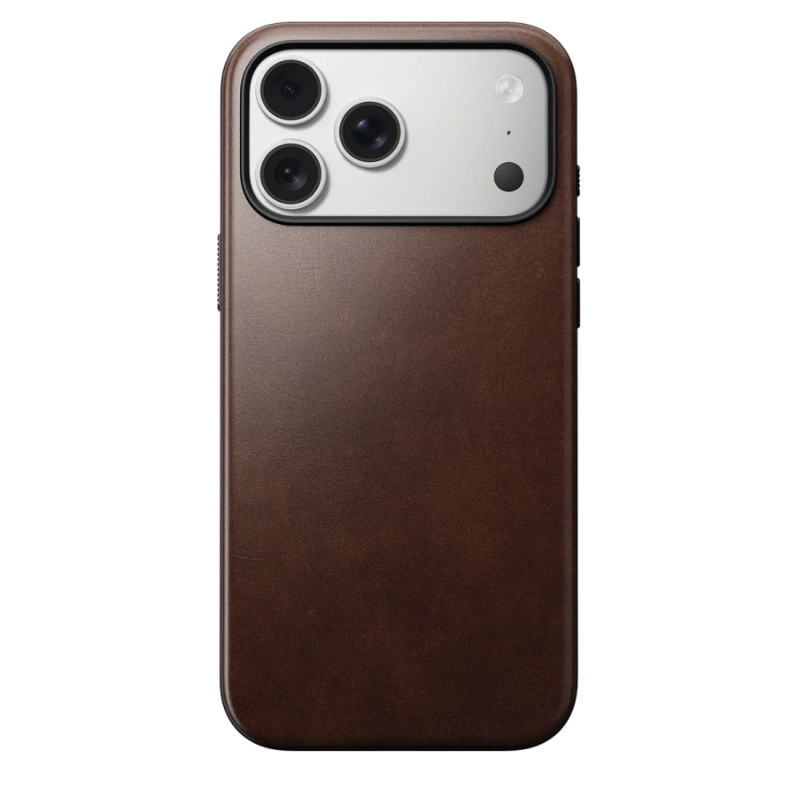 Чохол Nomad Modern Horween Leather Case for iPhone 17 Pro Max - Rustic Brown (NM014247858)