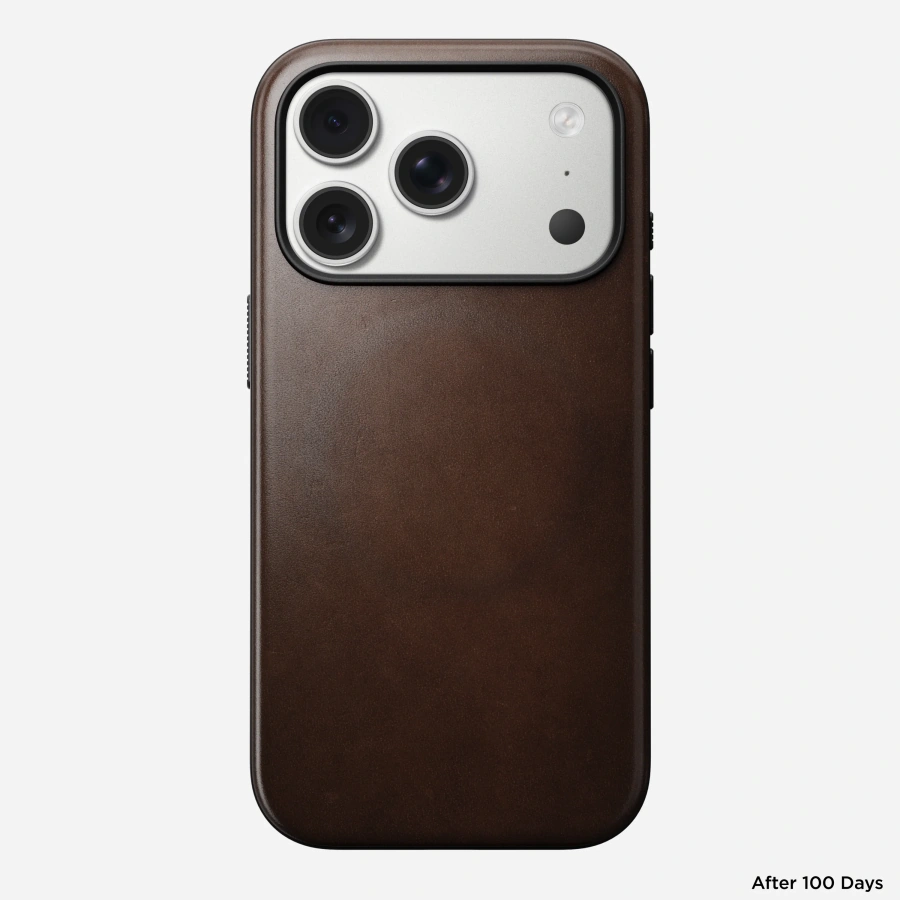 Чохол Nomad Modern Horween Leather Case for iPhone 17 Pro - Rustic Brown (NM014292858)