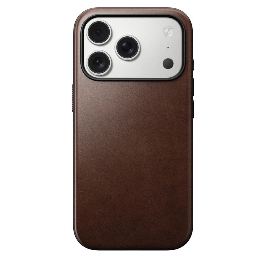 Чохол Nomad Modern Horween Leather Case for iPhone 17 Pro - Rustic Brown (NM014292858)