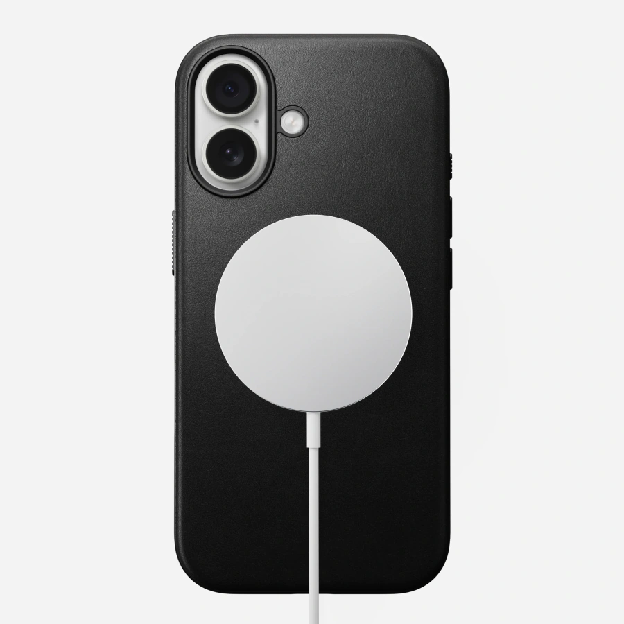 Чехол Nomad Modern Leather Case for iPhone 17 - Black (NM014353858)