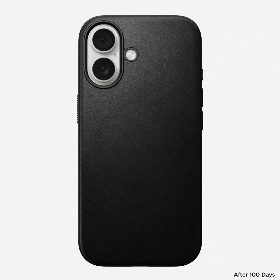 Чехол Nomad Modern Leather Case for iPhone 17 - Black (NM014353858)