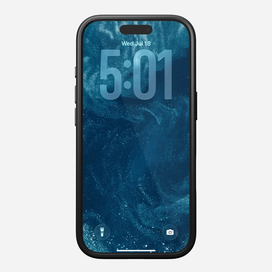 Чехол Nomad Modern Leather Case for iPhone 17 - Black (NM014353858)