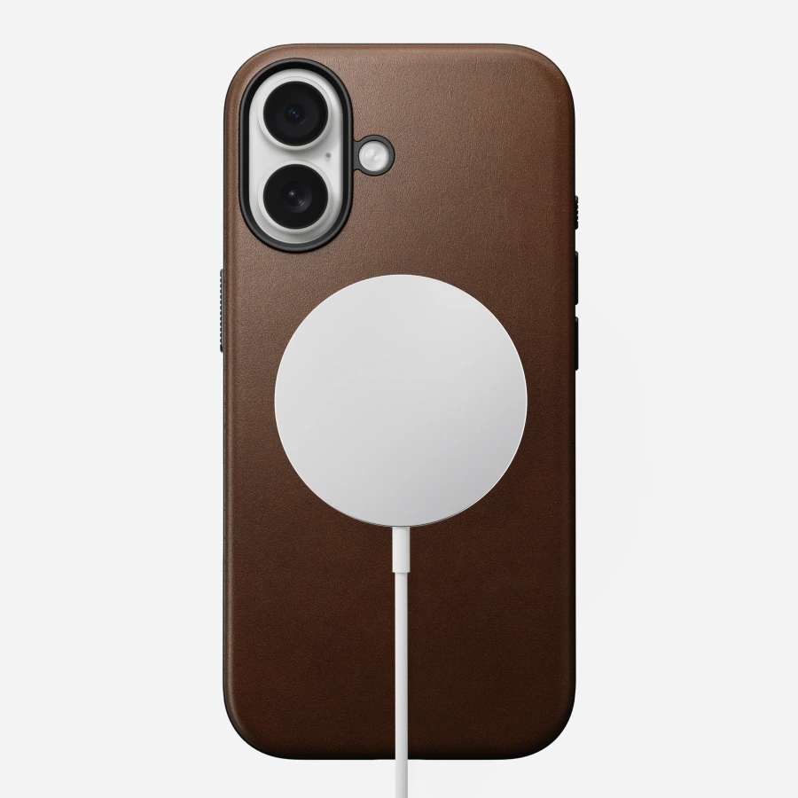 Чохол Nomad Modern Leather Case for iPhone 17 - Brown (NM014346858)