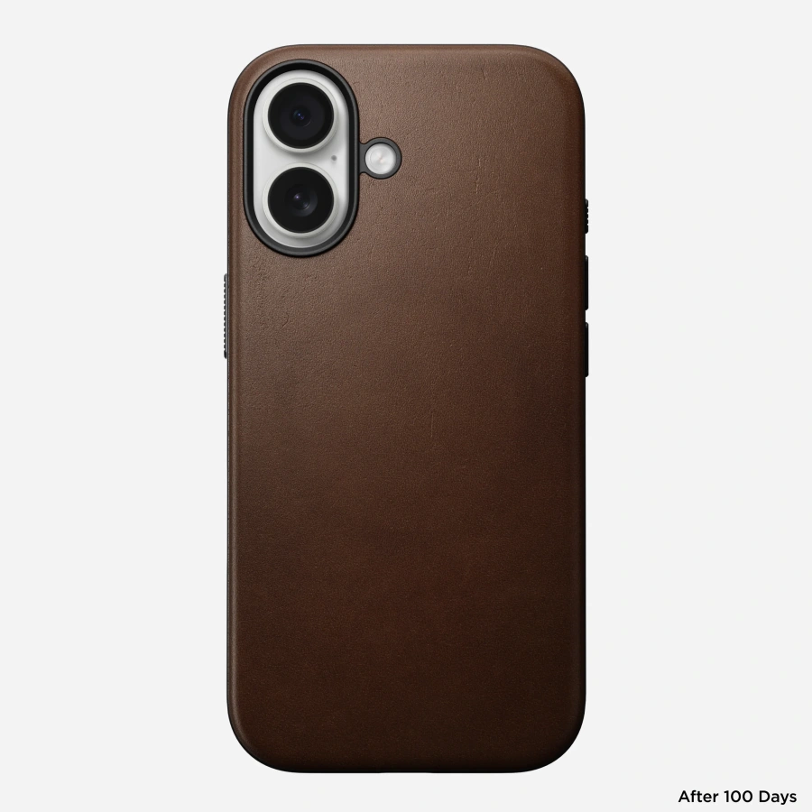 Чохол Nomad Modern Leather Case for iPhone 17 - Brown (NM014346858)