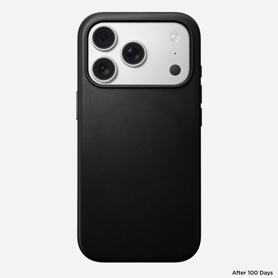 Чохол Nomad Modern Leather Case for iPhone 17 Pro - Black (NM014339858)