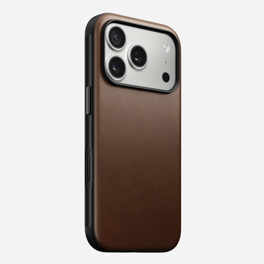 Чехол Nomad Modern Leather Case for iPhone 17 Pro - Brown (NM014322858)