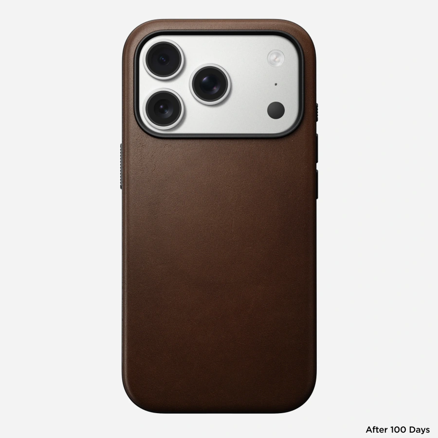 Чехол Nomad Modern Leather Case for iPhone 17 Pro - Brown (NM014322858)
