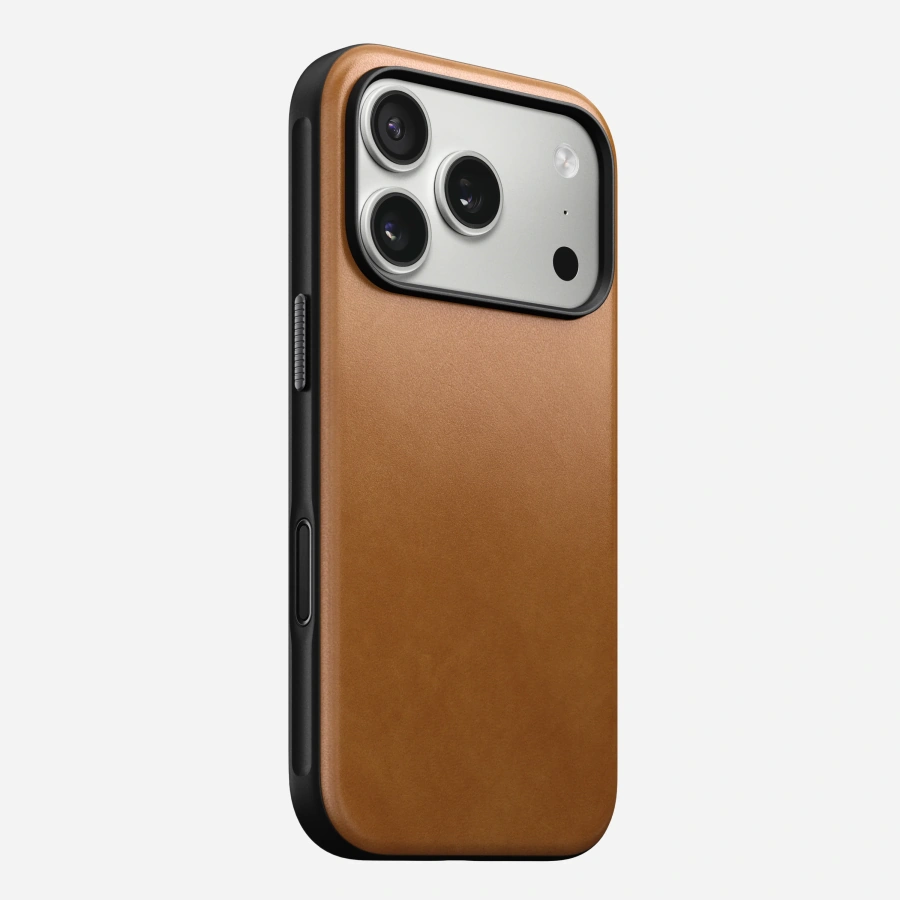 Чохол Nomad Modern Leather Case for iPhone 17 Pro - English Tan (NM014315858)