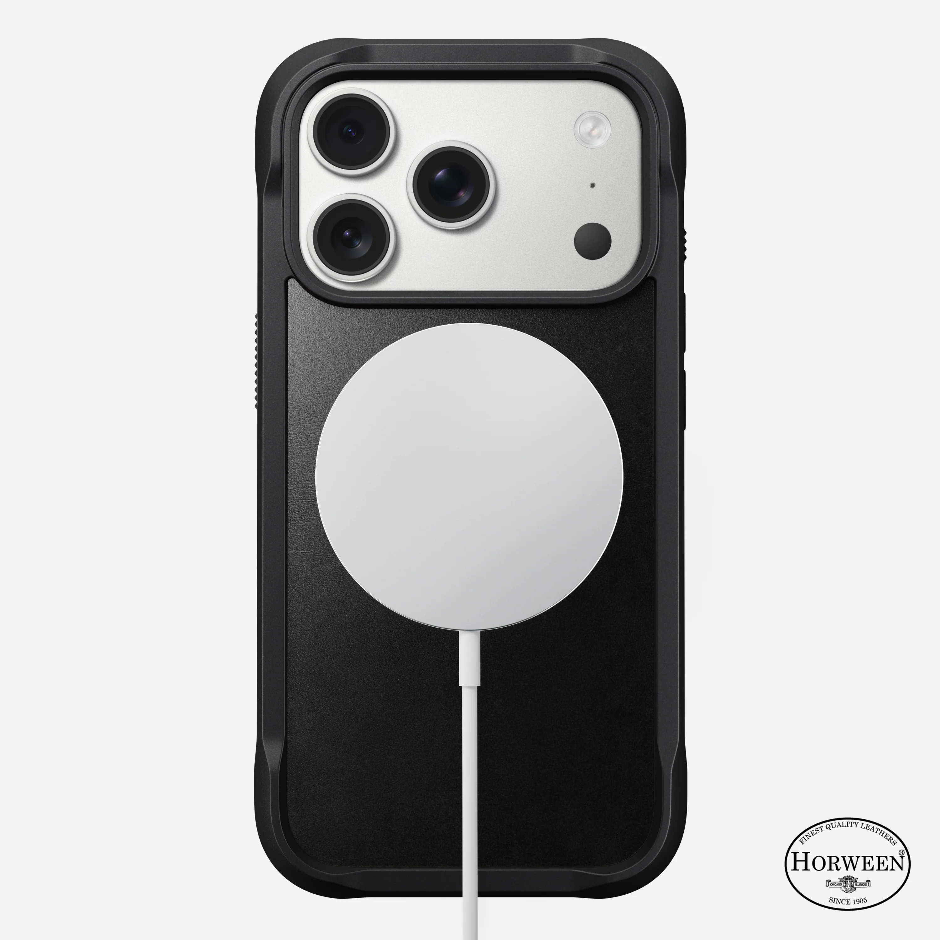 Чохол Nomad Rugged Horween Leather Case for iPhone 17 Pro - Black (NM011802858)