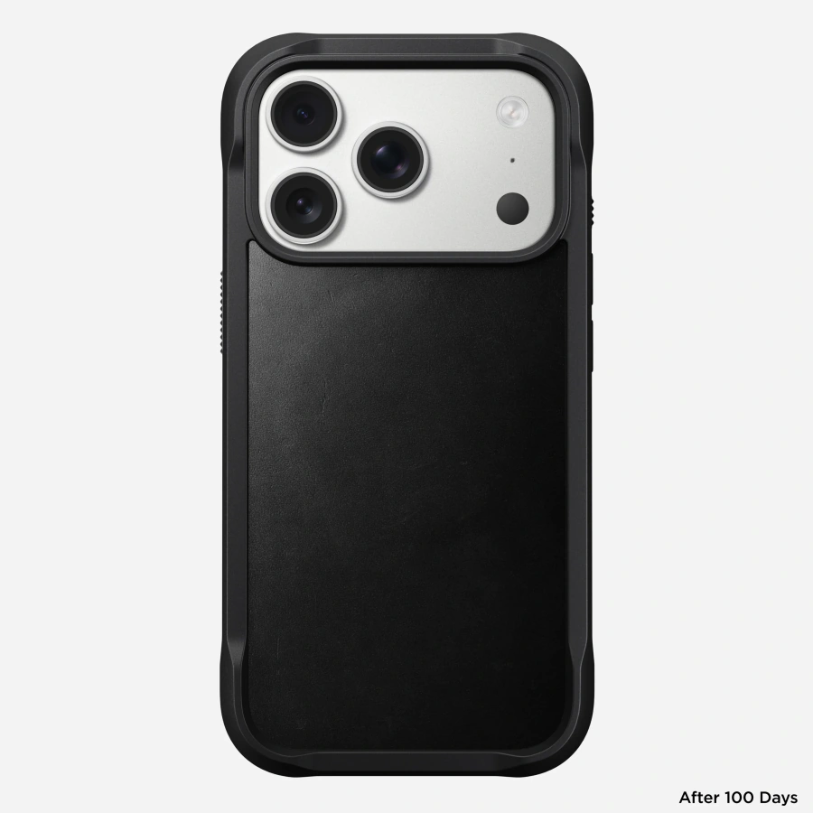 Чехол Nomad Rugged Horween Leather Case for iPhone 17 Pro - Black (NM011802858)
