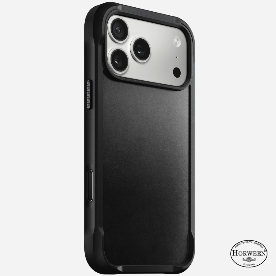 Чехол Nomad Rugged Horween Leather Case for iPhone 17 Pro Max - Black (NM011789858)