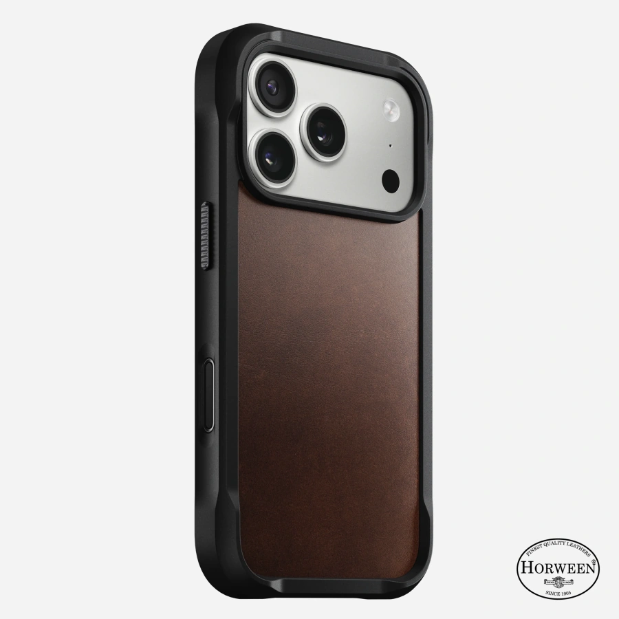 Чохол Nomad Rugged Horween Leather Case for iPhone 17 Pro - Rustic Brown (NM011819858)