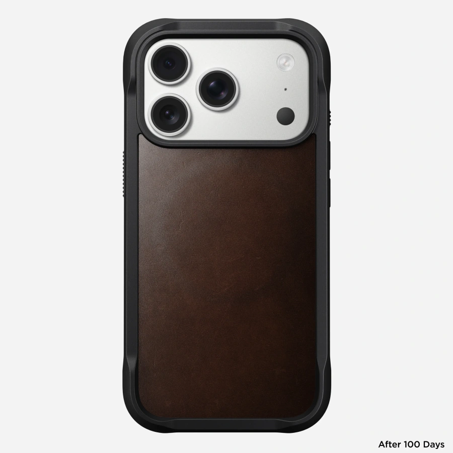 Чохол Nomad Rugged Horween Leather Case for iPhone 17 Pro - Rustic Brown (NM011819858)