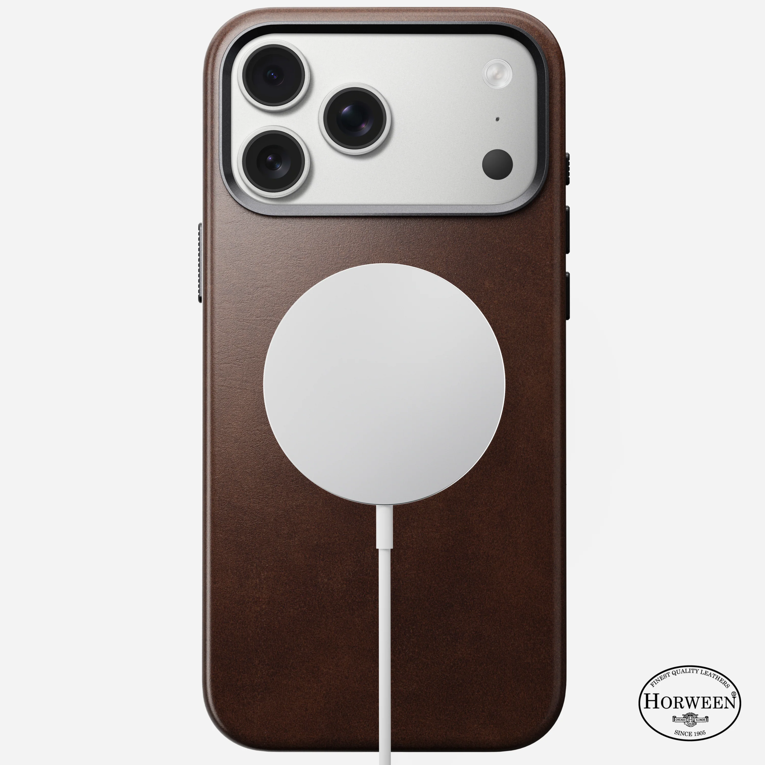 Чехол Nomad Traditional Horween Leather Case for iPhone 17 Pro Max - Rustic Brown (NM011918858)