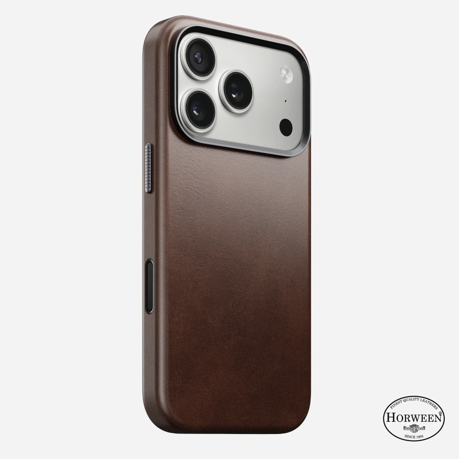 Чехол Nomad Traditional Horween Leather Case for iPhone 17 Pro - Rustic Brown (NM011970858)