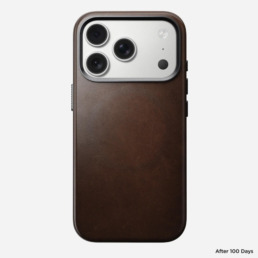 Чехол Nomad Traditional Horween Leather Case for iPhone 17 Pro - Rustic Brown (NM011970858)