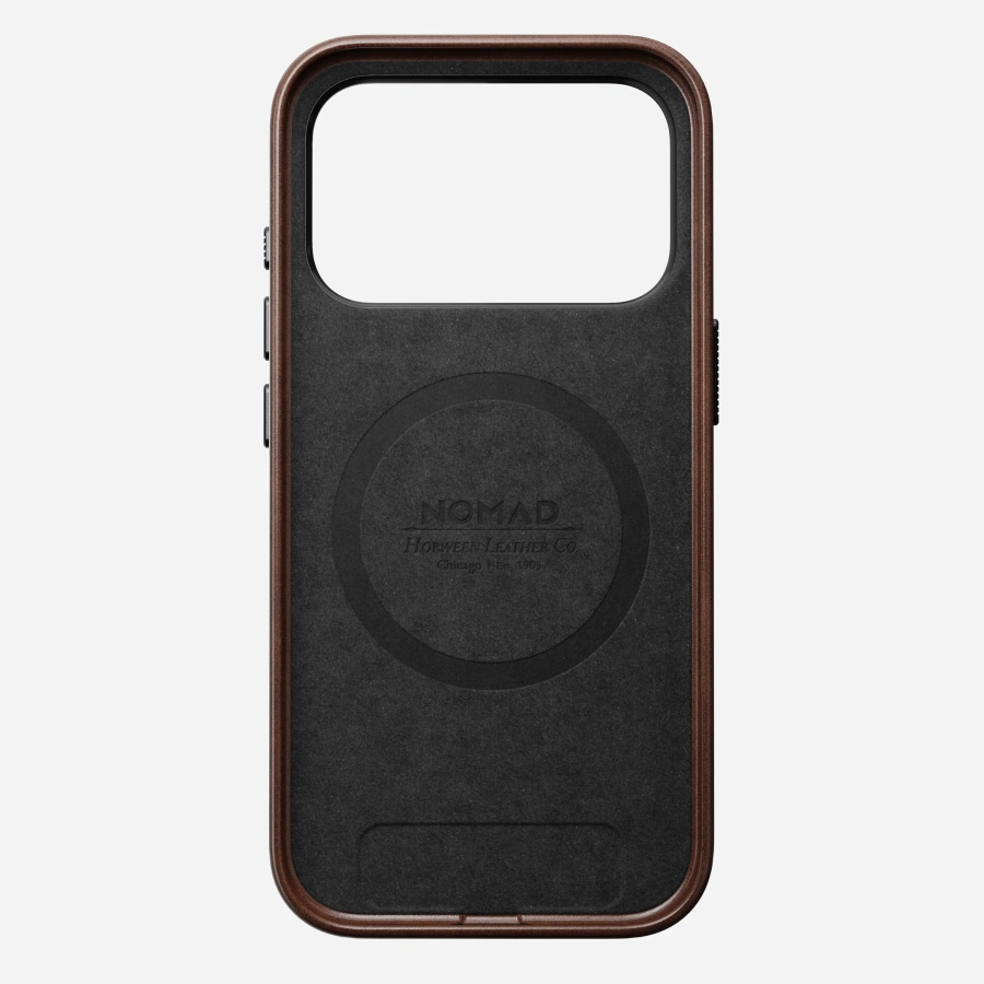 Чехол Nomad Traditional Horween Leather Case for iPhone 17 Pro - Rustic Brown (NM011970858)