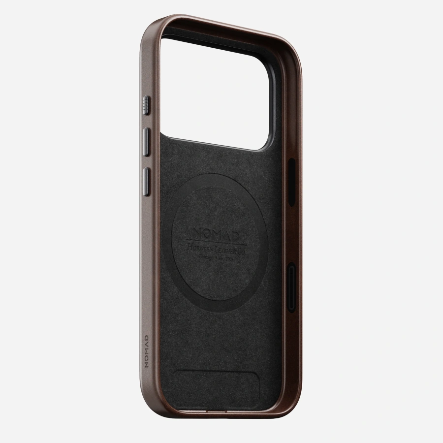Чехол Nomad Traditional Horween Leather Case for iPhone 17 Pro - Rustic Brown (NM011970858)