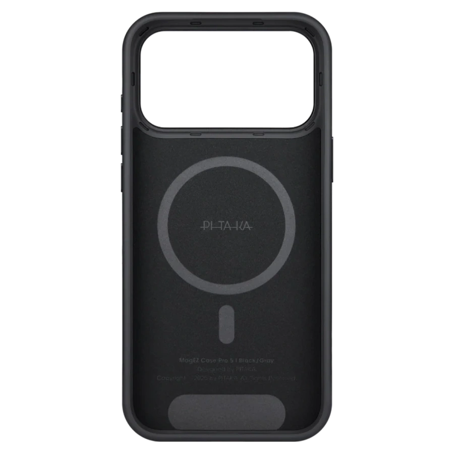 Чохол Pitaka Aramid UltraGuard Case for iPhone 17 Pro - 600D Black/Grey [Twill] (KI1701PB)