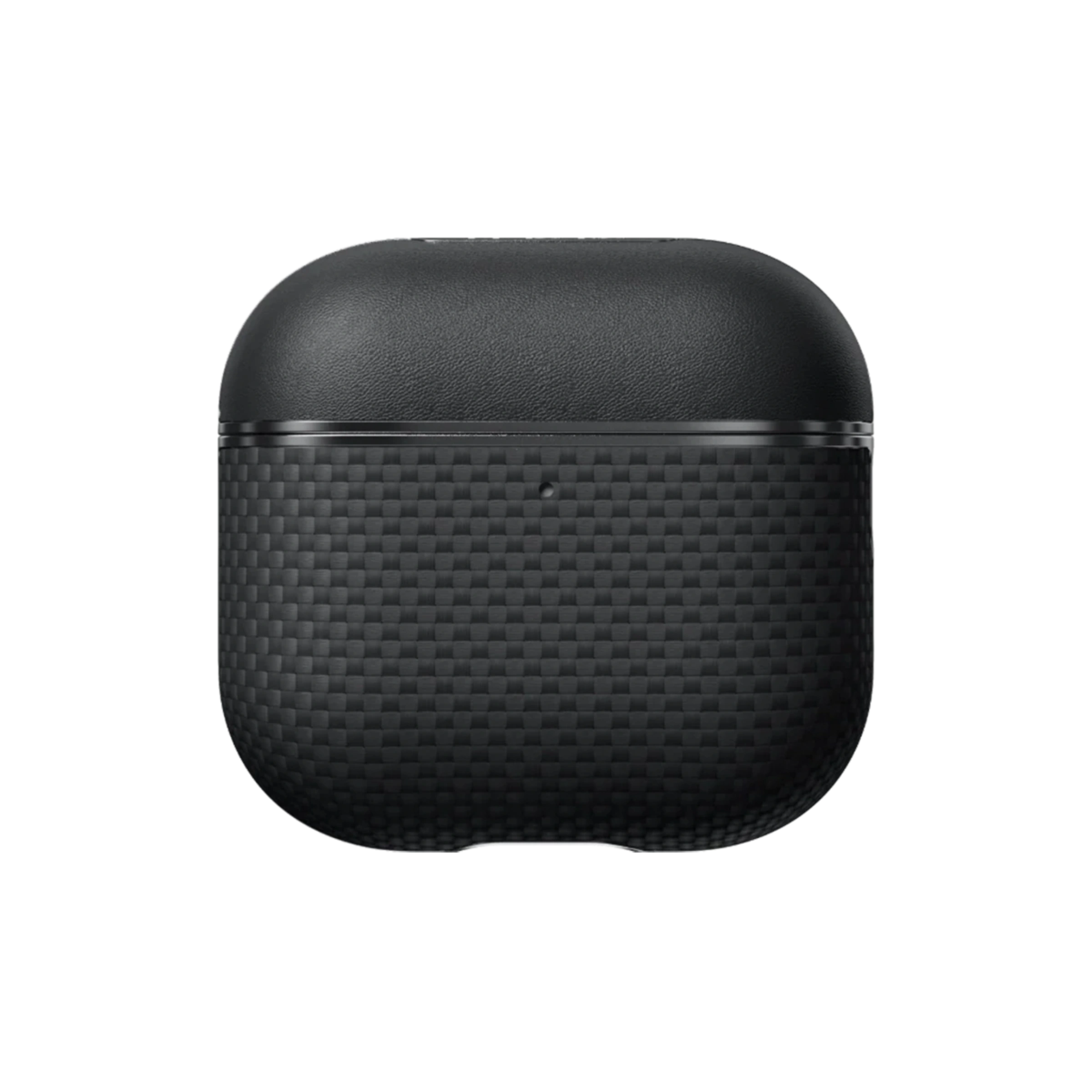 Чехол Pitaka MagEZ Aramid Fiber Case AirPods 4 - 1500D Black/Grey [Plain] (APM2404)