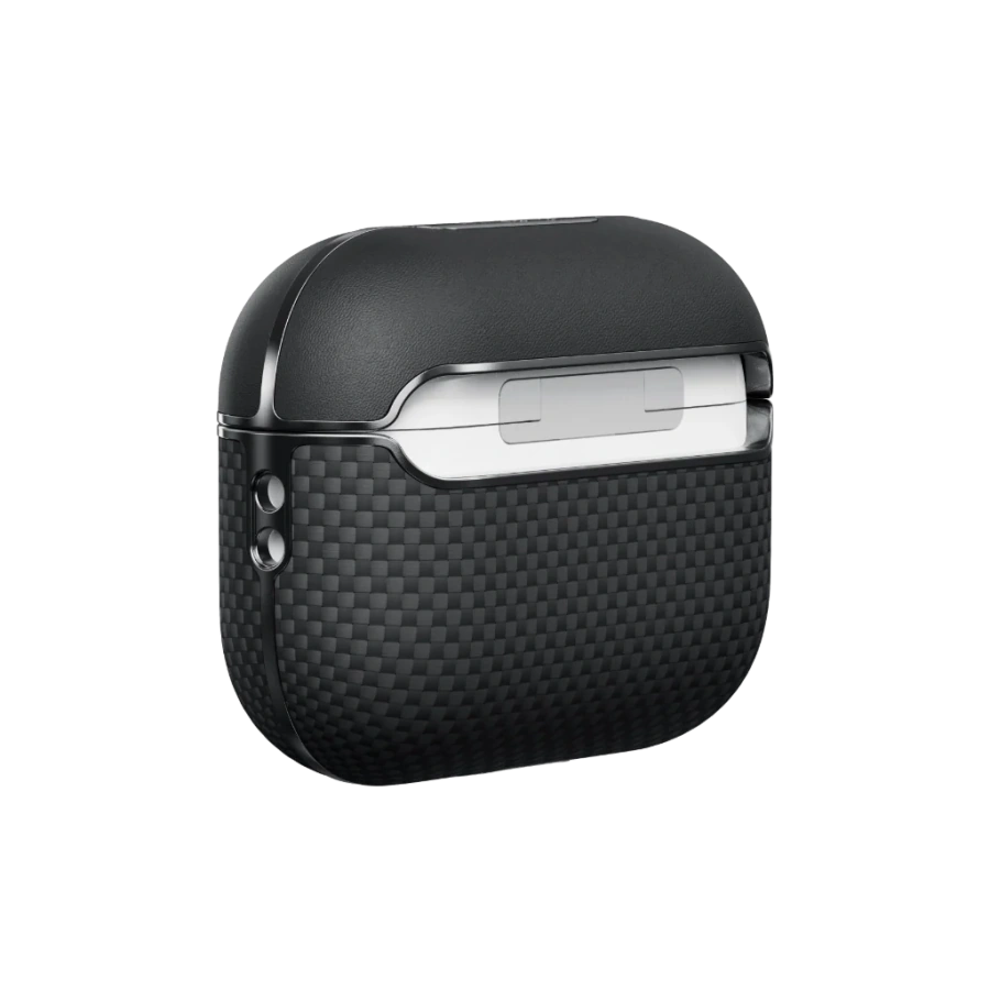 Чехол Pitaka MagEZ Aramid Fiber Case AirPods Pro 2 - 1500D Black/Grey [Plain] (APM2401)