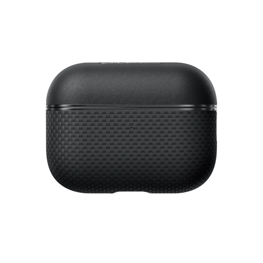 Чехол Pitaka MagEZ Aramid Fiber Case AirPods Pro 2 - 1500D Black/Grey [Plain] (APM2401)