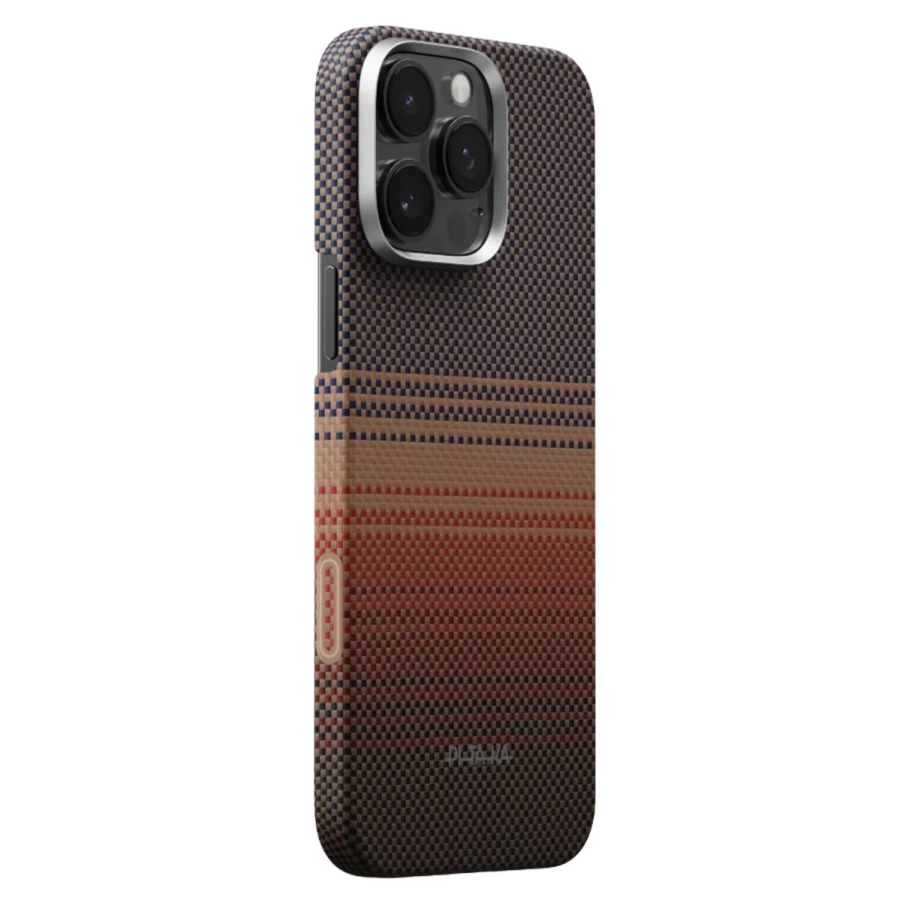 Чехол Pitaka Tactile Woven Ultra-Slim Case with PitaTap for iPhone 16 Pro - Sunset (KI1602SU)