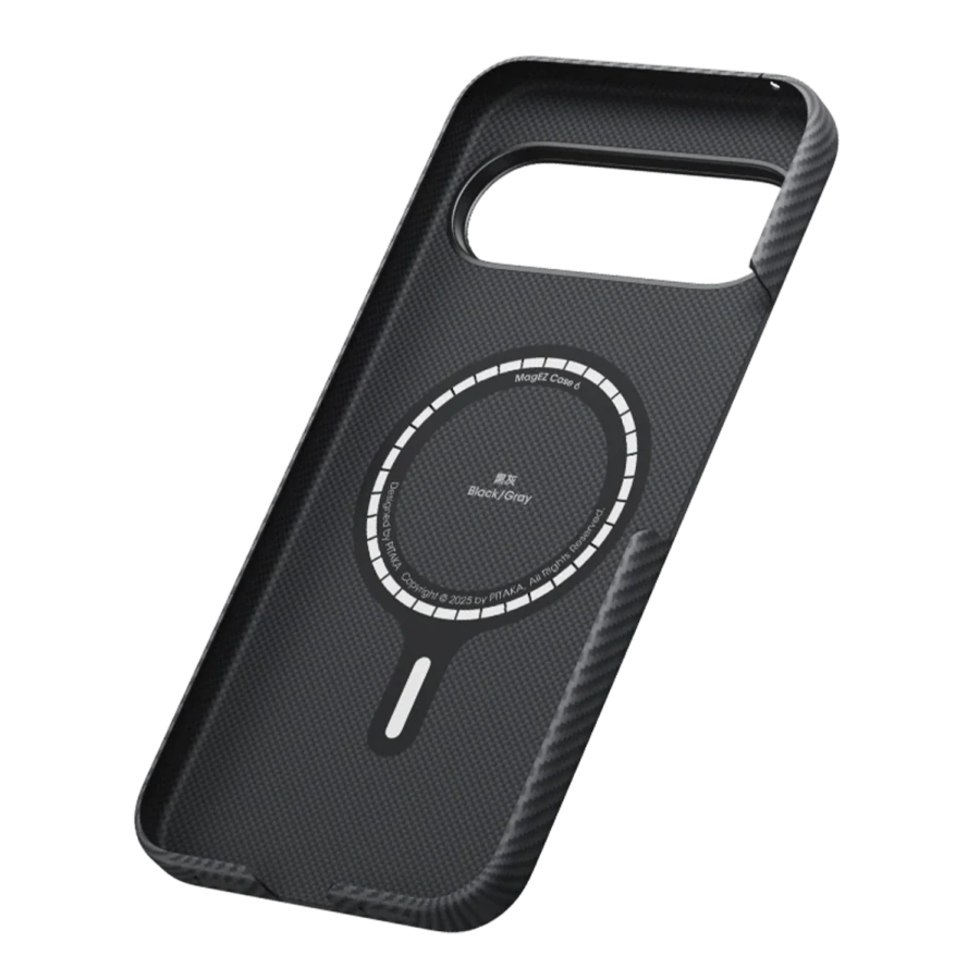 Чохол Pitaka Ultra-Slim Case for Google Pixel 10/10 Pro - 600D Black/Grey [Twill] (GPB2501)