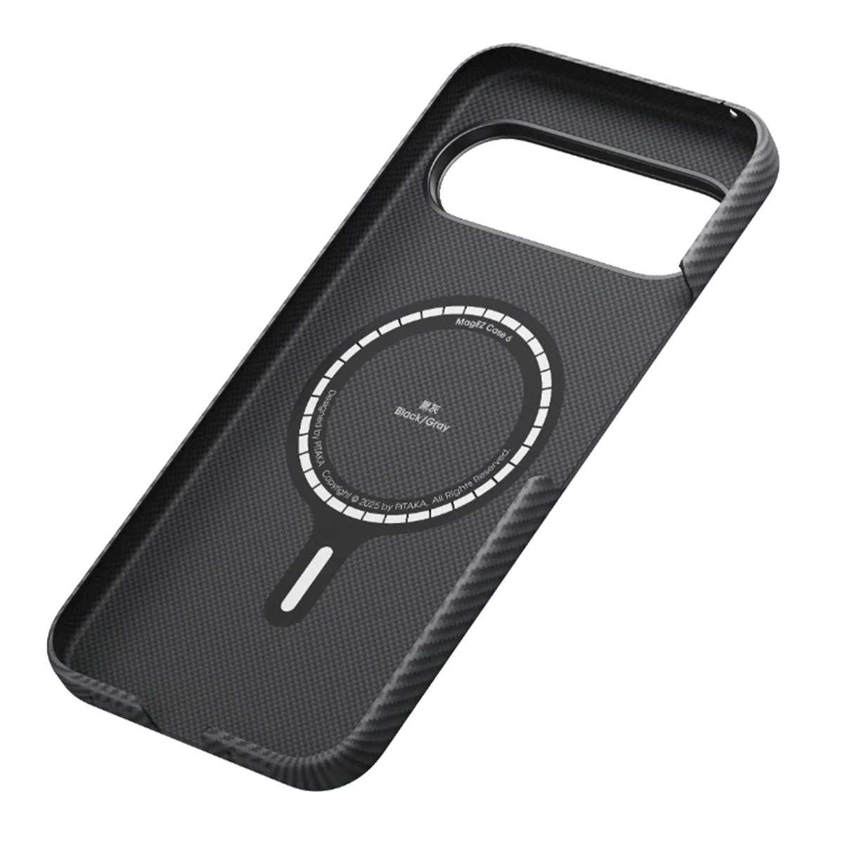 Чохол Pitaka Ultra-Slim Case for Google Pixel 10/10 Pro - 600D Black/Grey [Twill] (GPB2501)
