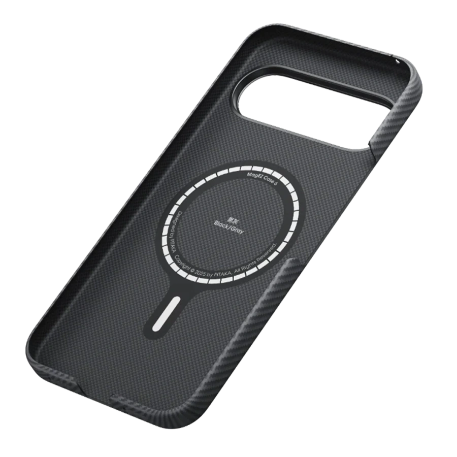 Чохол Pitaka Ultra-Slim Case for Google Pixel 10/10 Pro - 600D Black/Grey [Twill] (GPB2501)