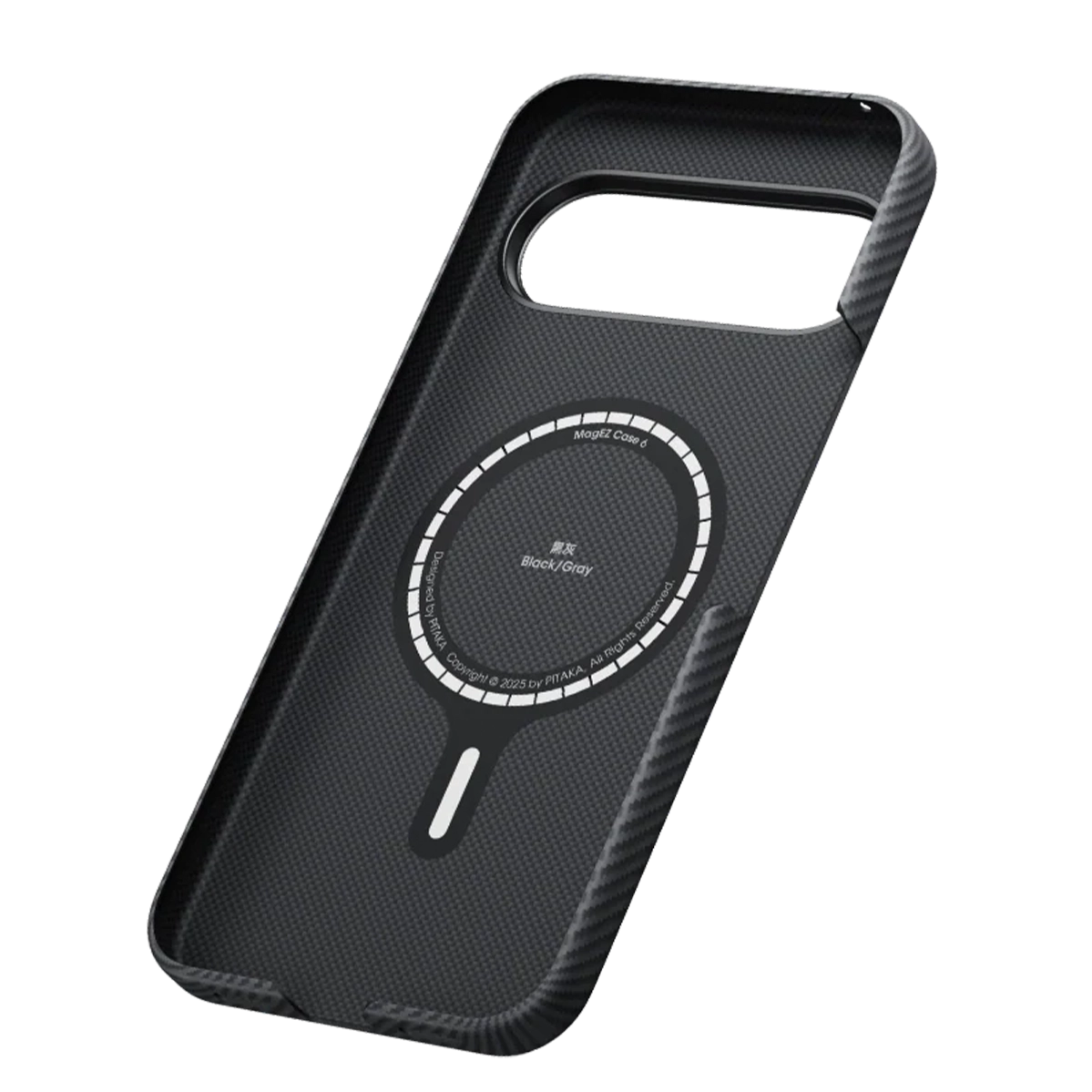 Чехол Pitaka Ultra-Slim Case for Google Pixel 10 Pro XL - 600D Black/Grey [Twill] (GPB2503)