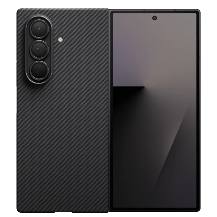 Чехол Pitaka Ultra-Slim Case for Samsung Galaxy Z Fold 7 - 600D Black/Grey [Twill] (FBFOLD7)