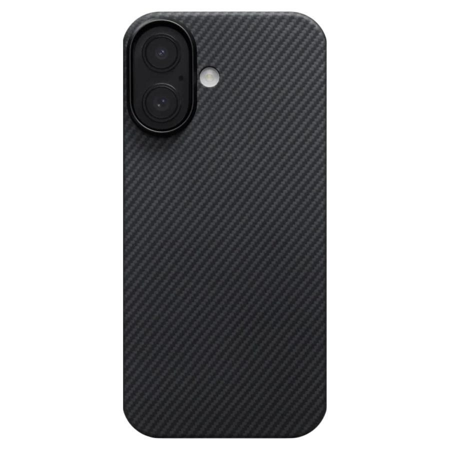 Чохол Pitaka Ultra-Slim Case with PitaTap for iPhone 17 - 600D Black/Grey [Twill] (KI1701)