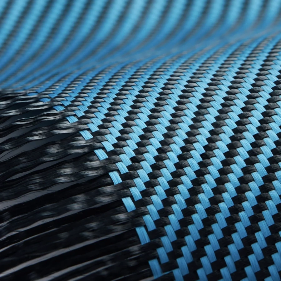 Чехол Pitaka Ultra-Slim Case with PitaTap for iPhone 17 Pro Max - 1500D Black/Blue [Twill] (KI1706BPM)