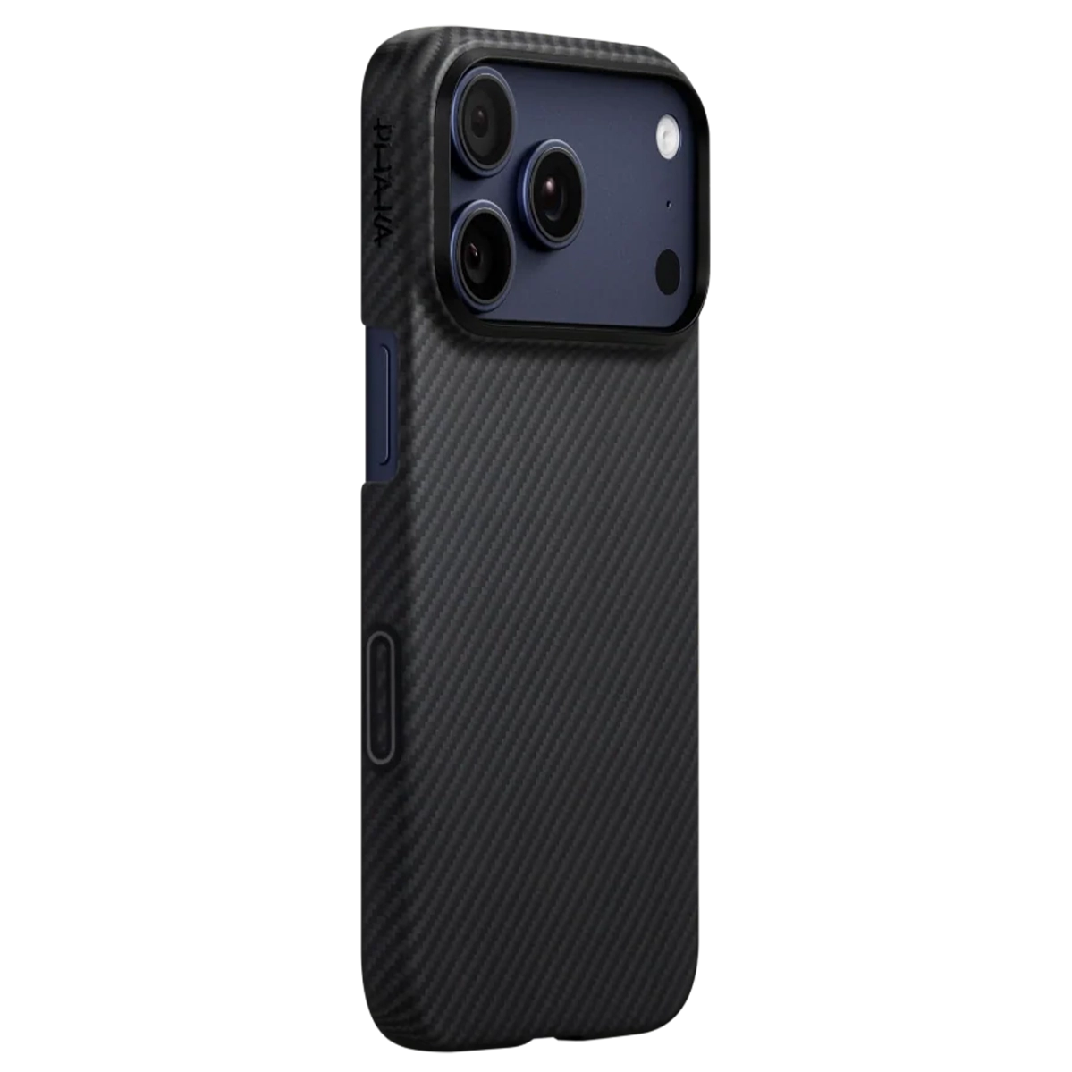 Чехол Pitaka Ultra-Slim Case with PitaTap for iPhone 17 Pro Max - 600D Black/Grey [Twill] (KI1701BPM)