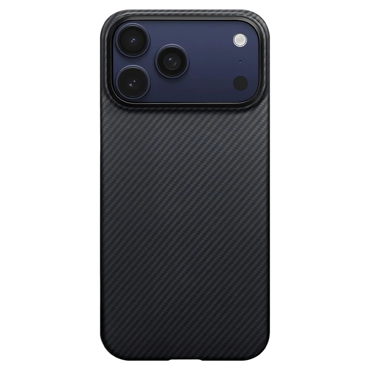 Чехол Pitaka Ultra-Slim Case with PitaTap for iPhone 17 Pro Max - 600D Black/Grey [Twill] (KI1701BPM)